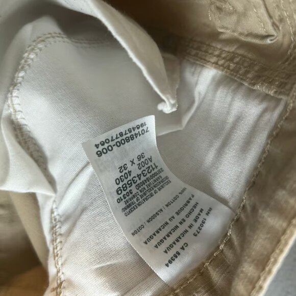 Wrangler Riggs Workwear Khaki Cargo Carpenter Pants 36x33 - Picture 3 of 3